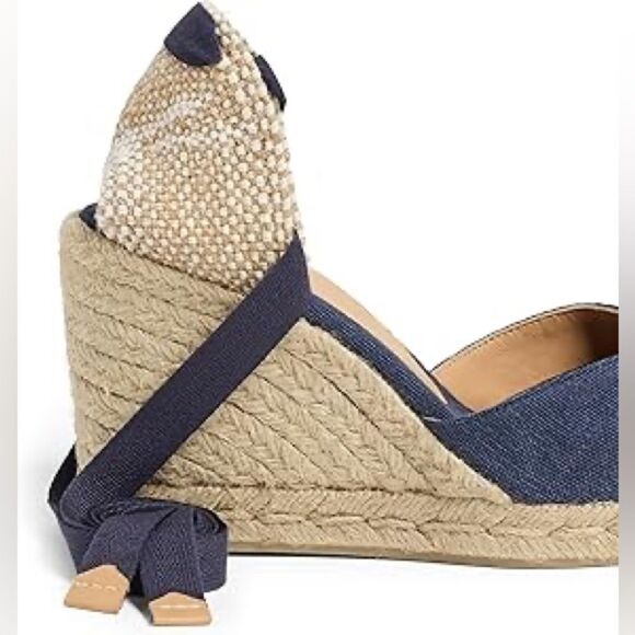 Castañer Jute Espadrille Handmade In Spain Platform Wedges Size 41 - Picture 6 of 16